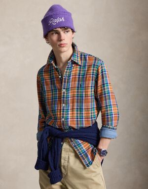 Custom Fit Plaid Double-Faced Shirt