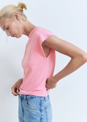 Short sleeve sweater