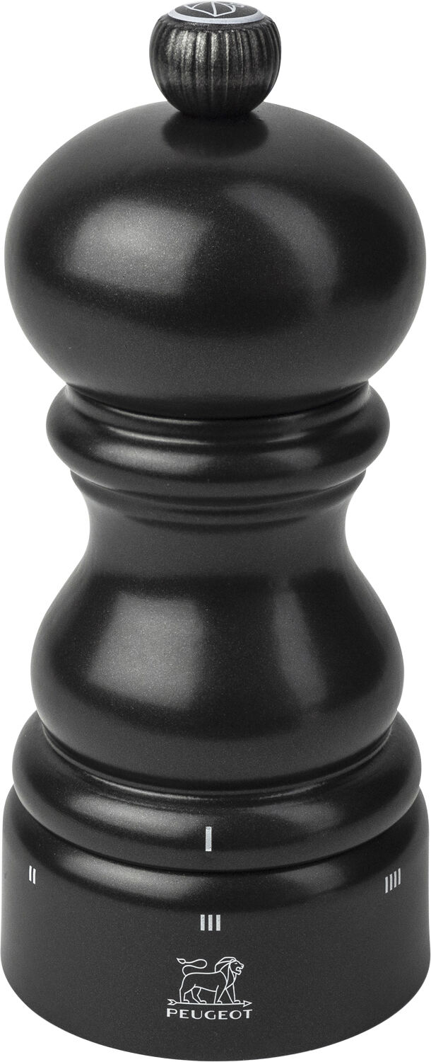 Saltkvarn Paris uS 12 cm Svart Satin Bok