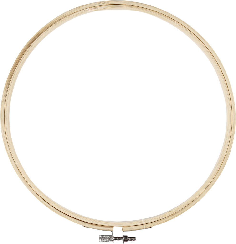 Broderiramme, diam. 20 cm.