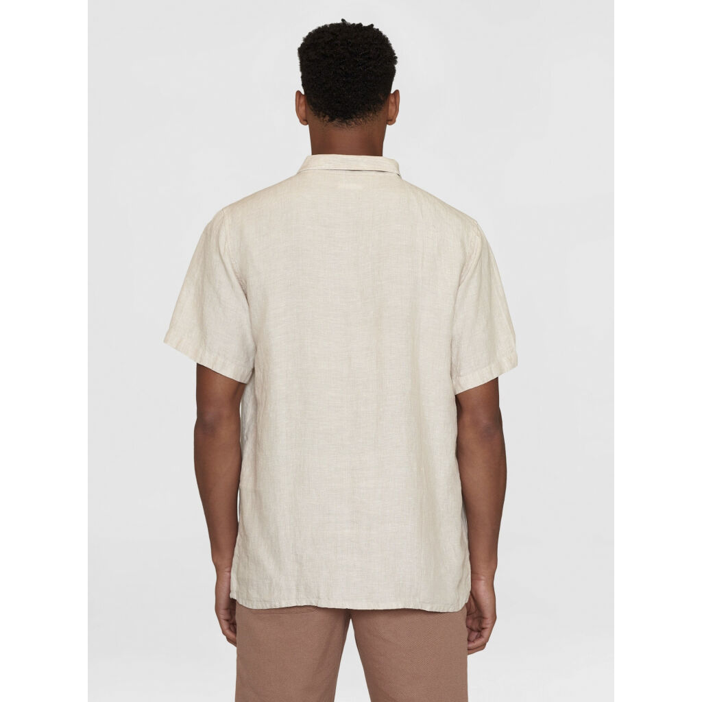 Box short sleeve linen shirt GOTS/Vegan