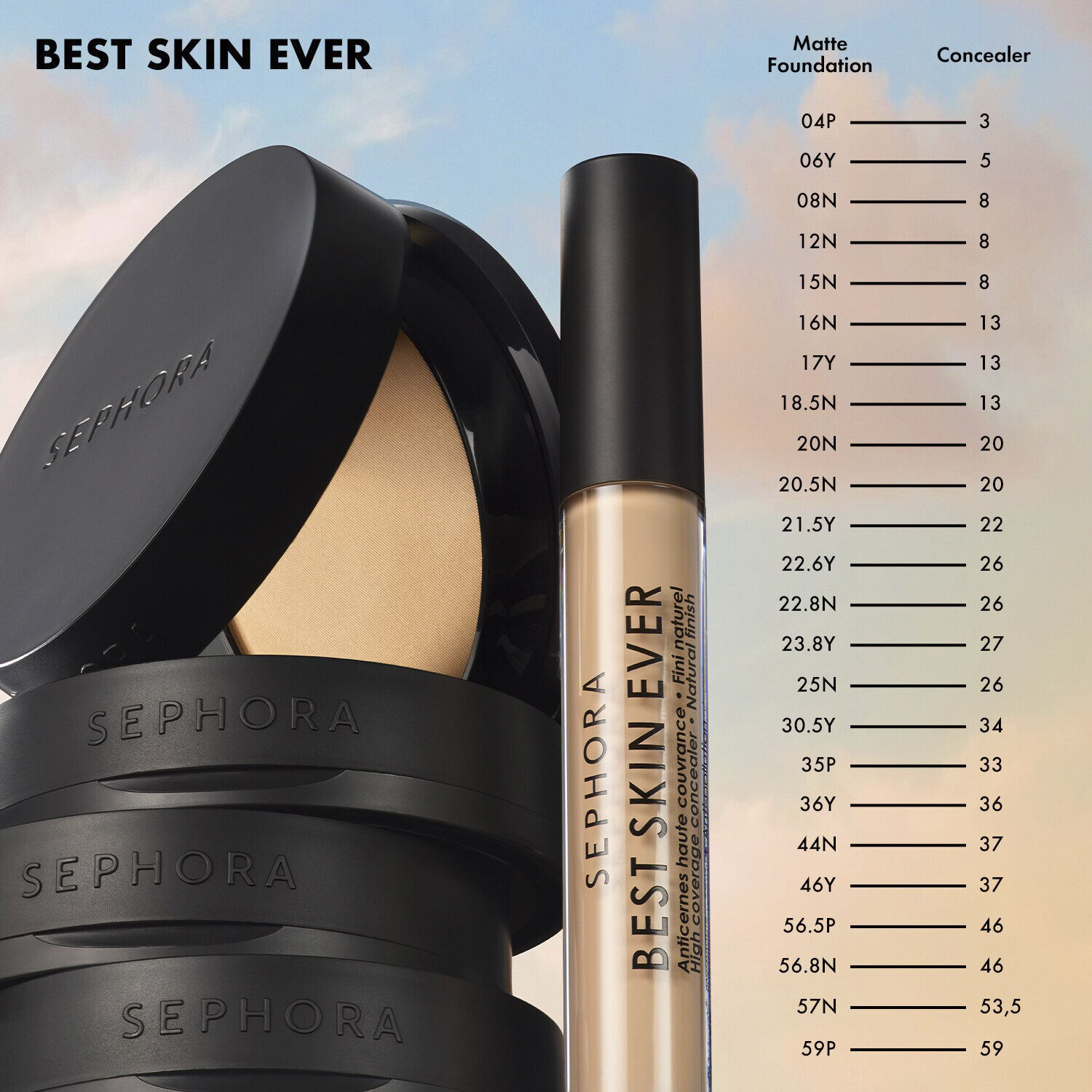 Best Skin Ever Mat - Matt puderfoundation