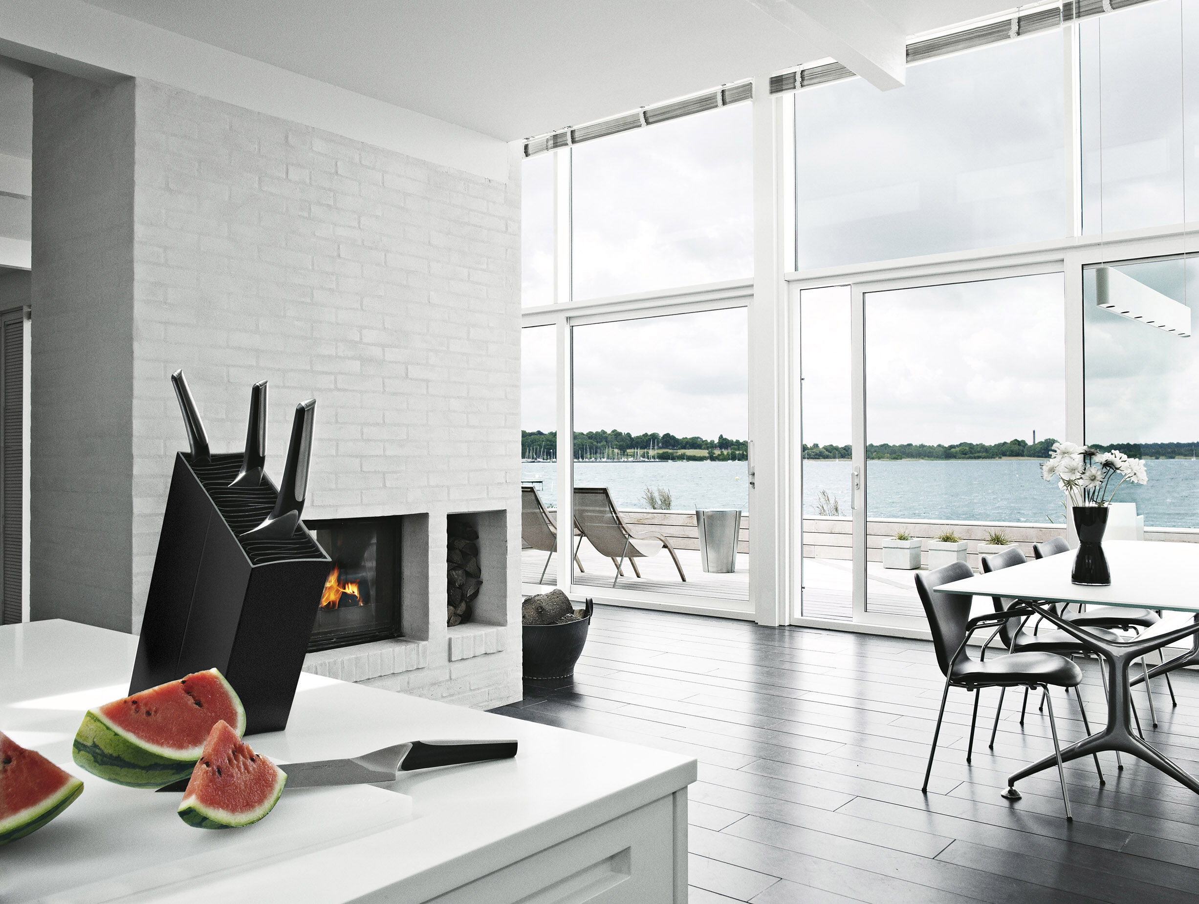 Knivblock snedst?llt, Black