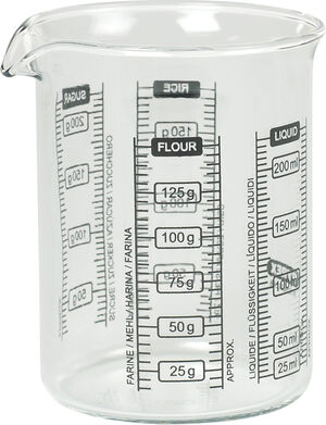 Måttkanna Classic 0,25 liter Glas