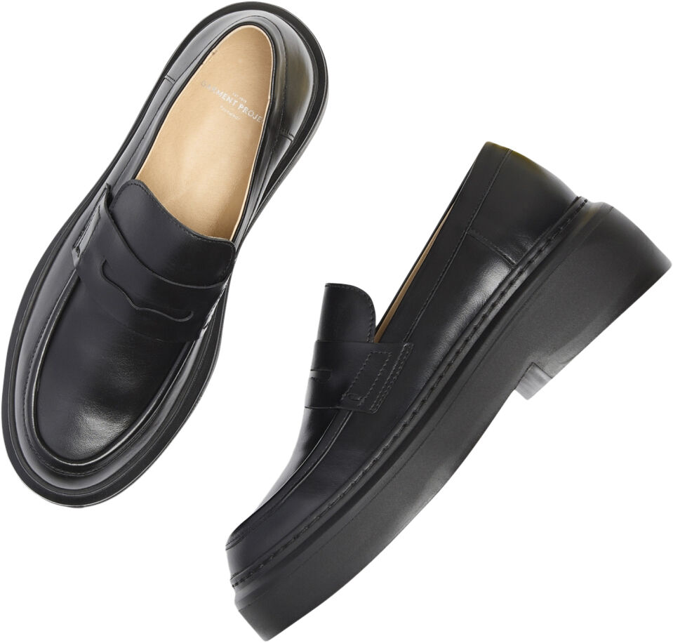 June Loafer - Black Leather / Black Sole