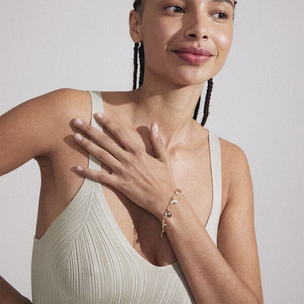 PRUCENCE recycled bracelet gold-plated