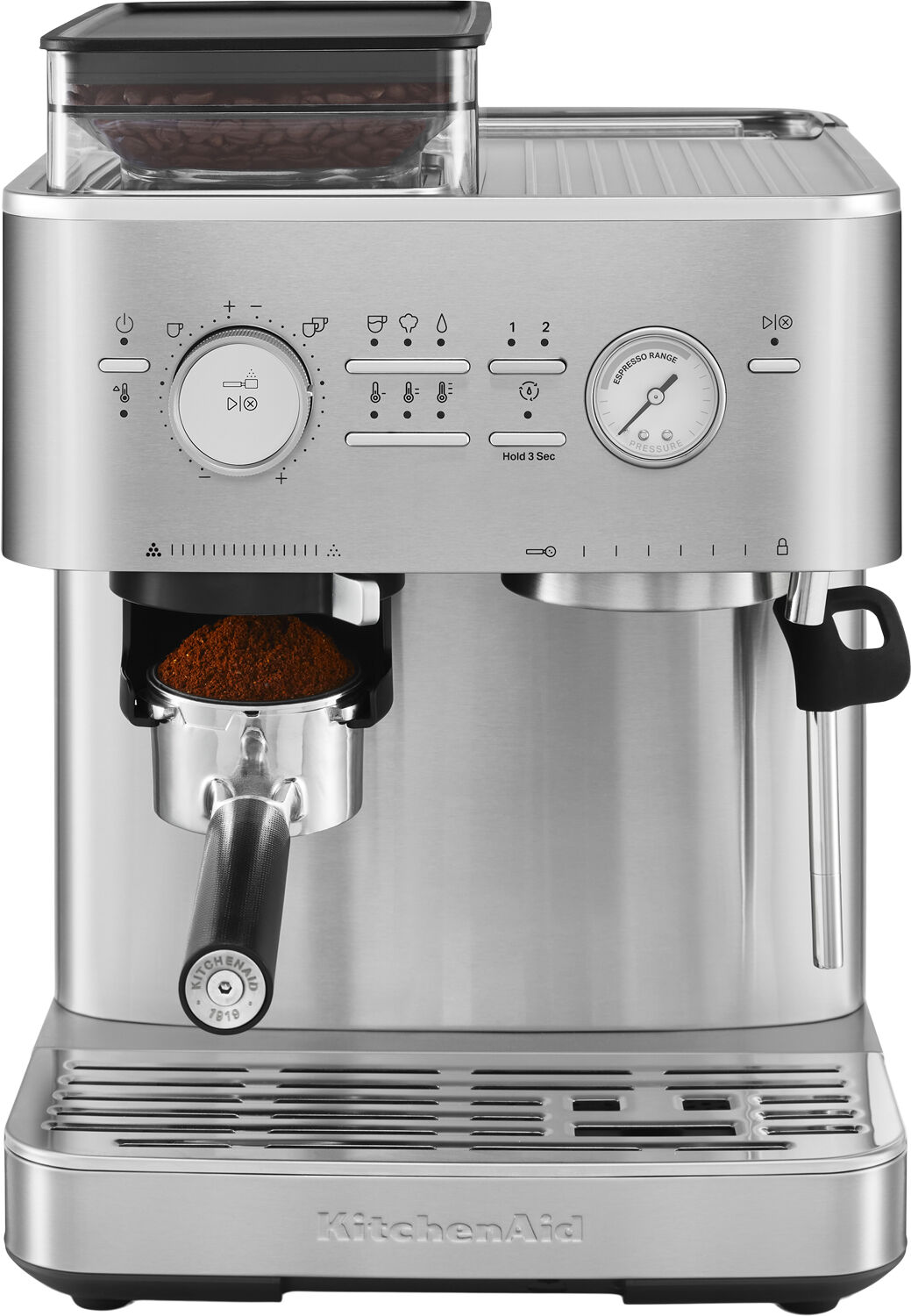 KITCHENAID halvautomatisk espressomaskine-5KES6551ESX