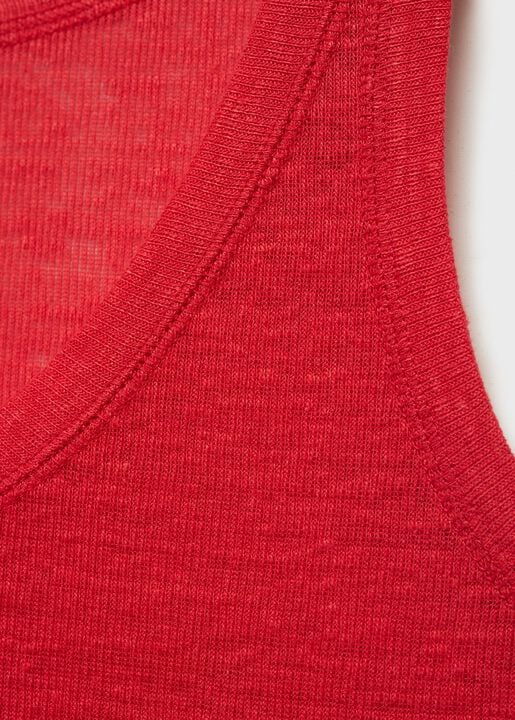 Strap linen top