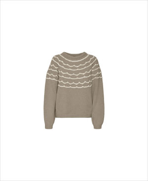 VMCHARMAINE LS O-NECK PULLOVER GA B