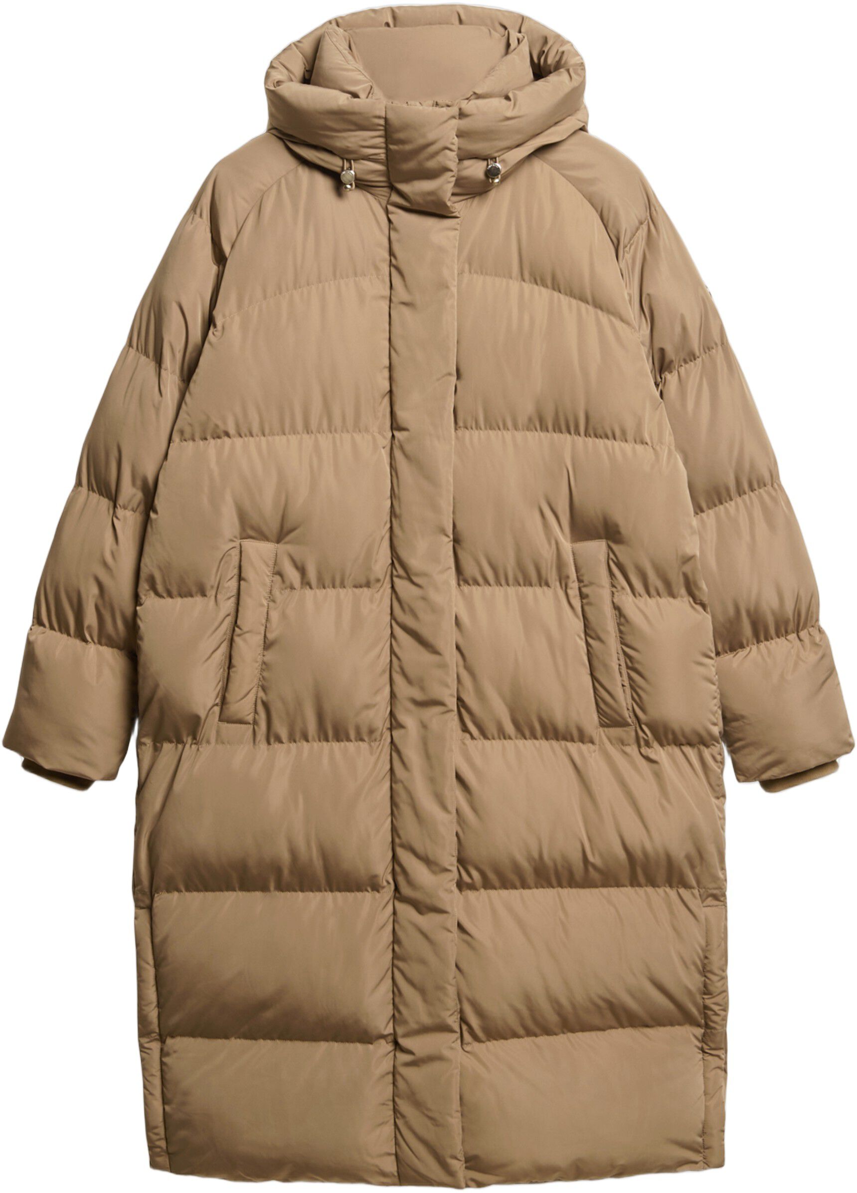 LONGLINE HOODED PUFFER JACKET