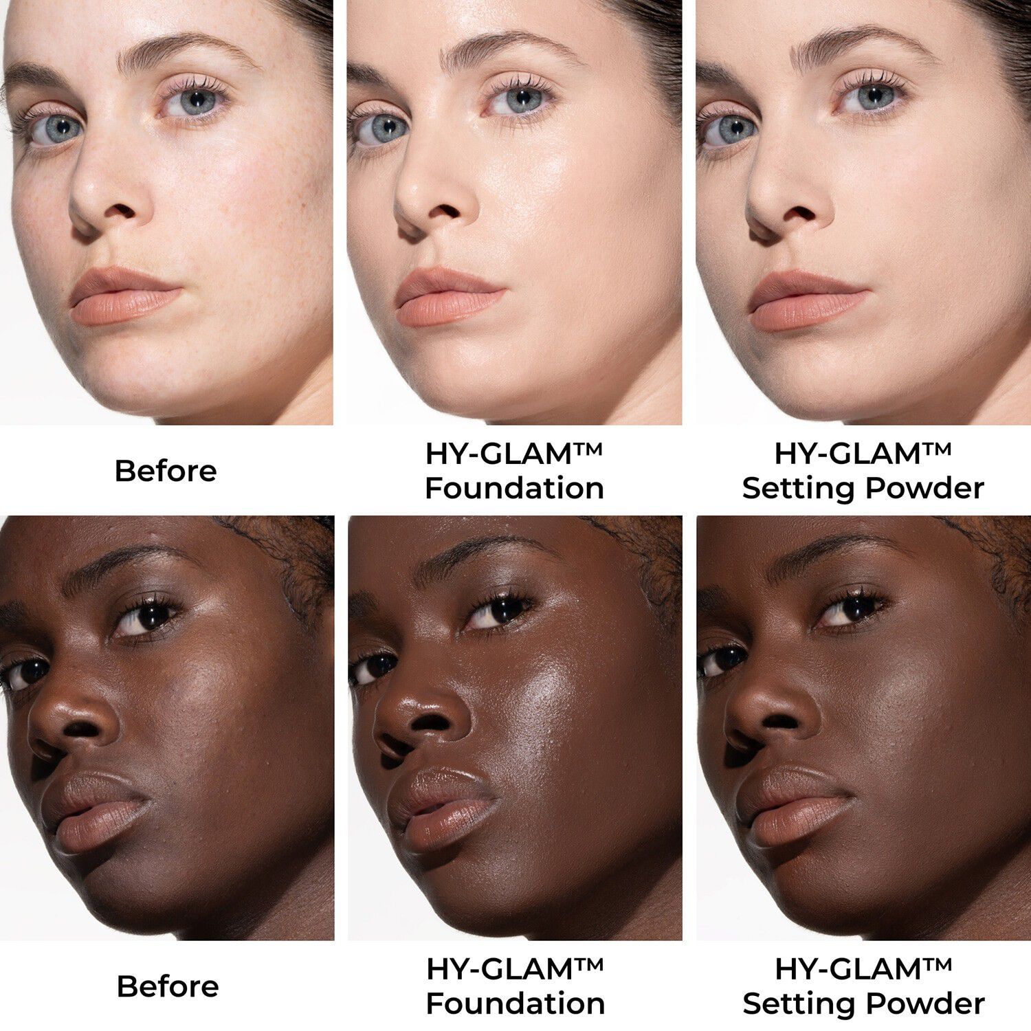 HY-GLAM Setting Powder - Transparent puder