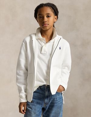 SEASONAL FLEECE-LS FZ HOOD-TP-KNT