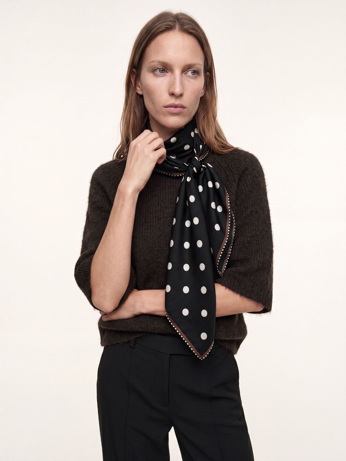 Bandi Fluffy Knit Blouse