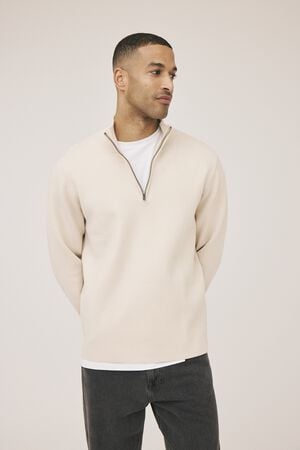 Elo half zip knit - EcoVero