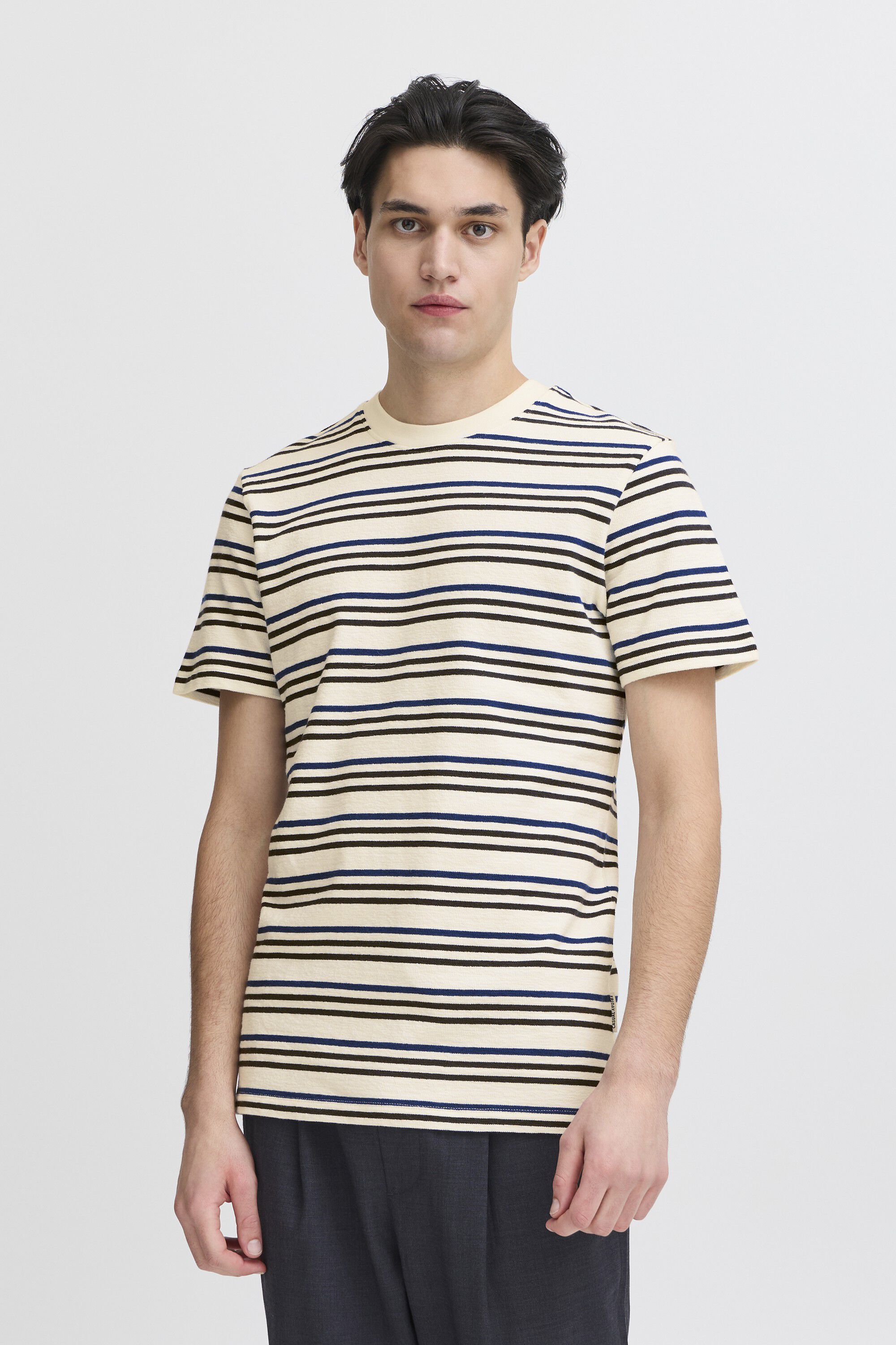 CFLEON striped frott&eacute; tee
