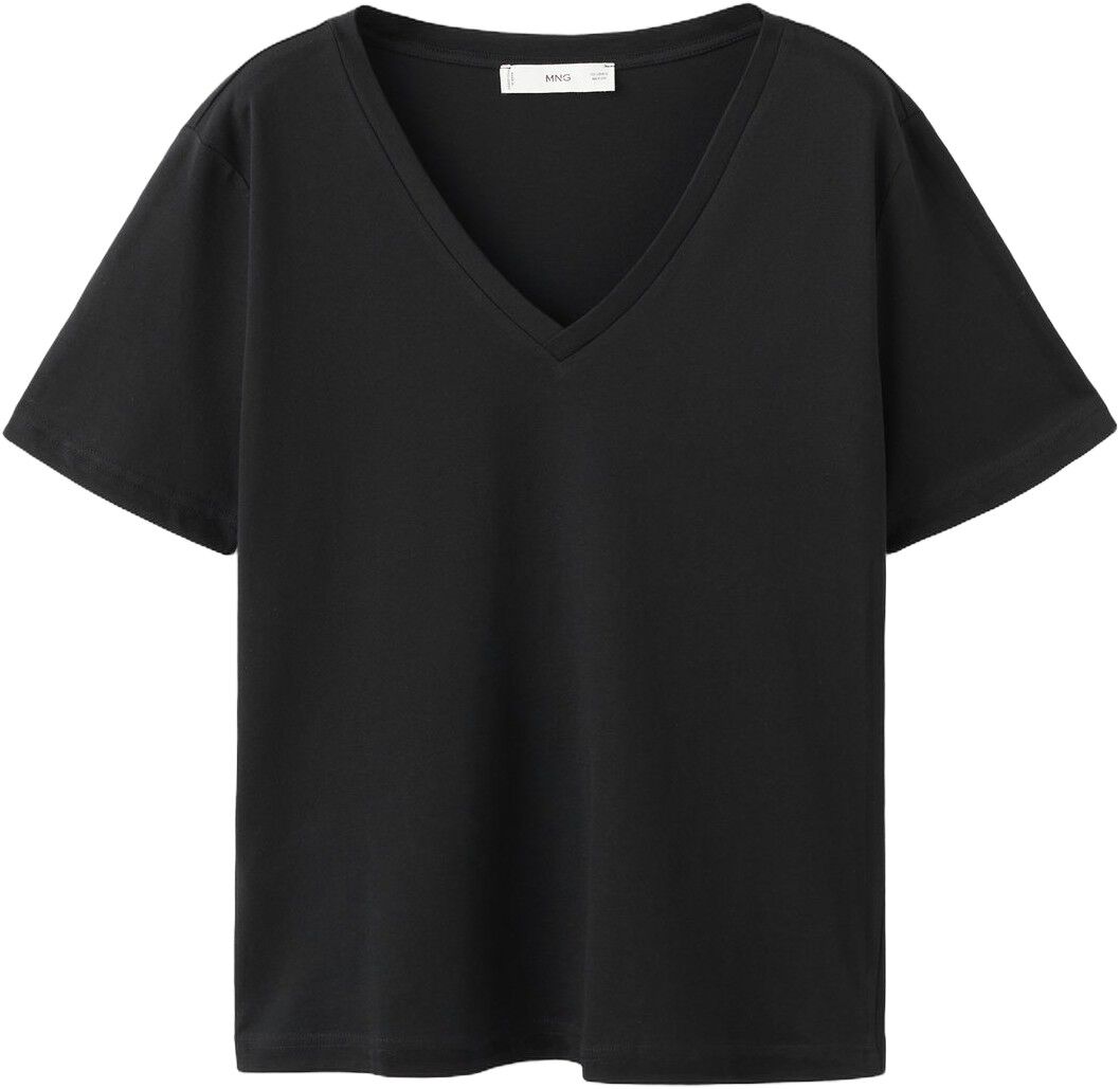 V-neck cotton T-shirt