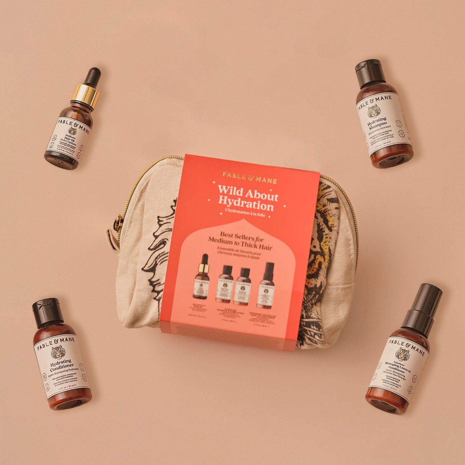 Wild About Hydration - &aring;terfuktande rutinset, medeltjockt till tjockt