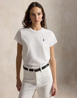 Classic Fit Cotton Jersey Crewneck Tee