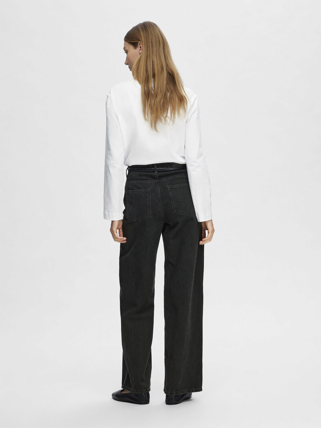 Slfessential Ls Boxy Tee Noos