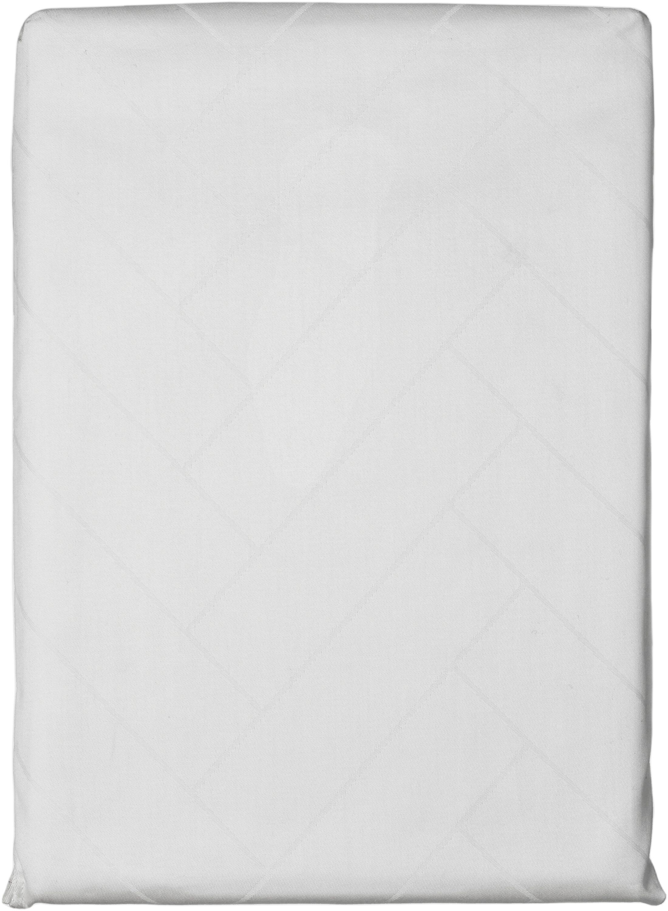 Duk Tiles Damast Optisk vit