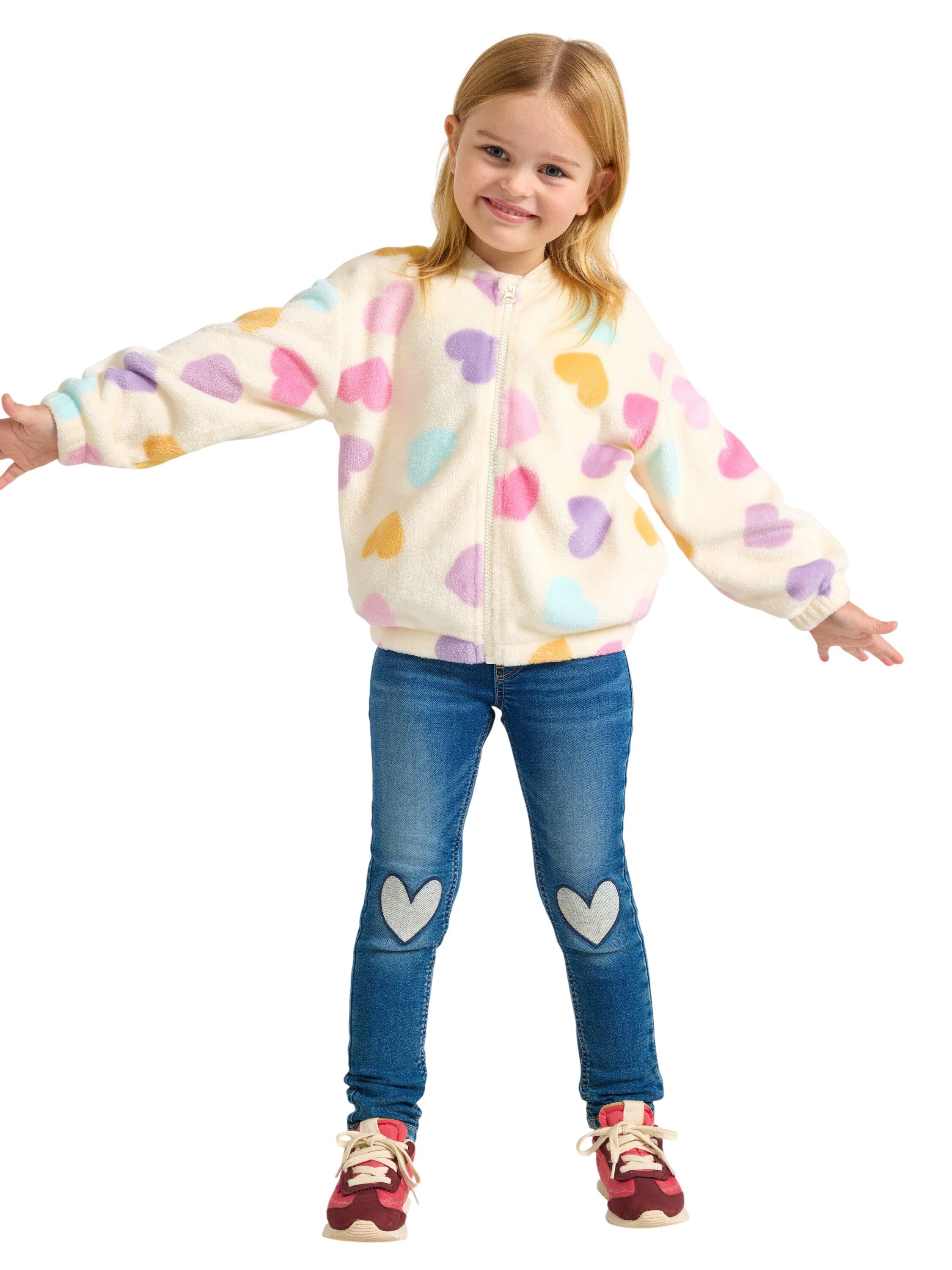 Soft and cosy fleece jacket with zi