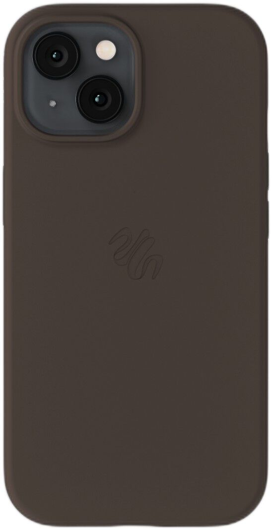 Silicone Case MagSafe Compatible iPhone 15/14 Chocolate