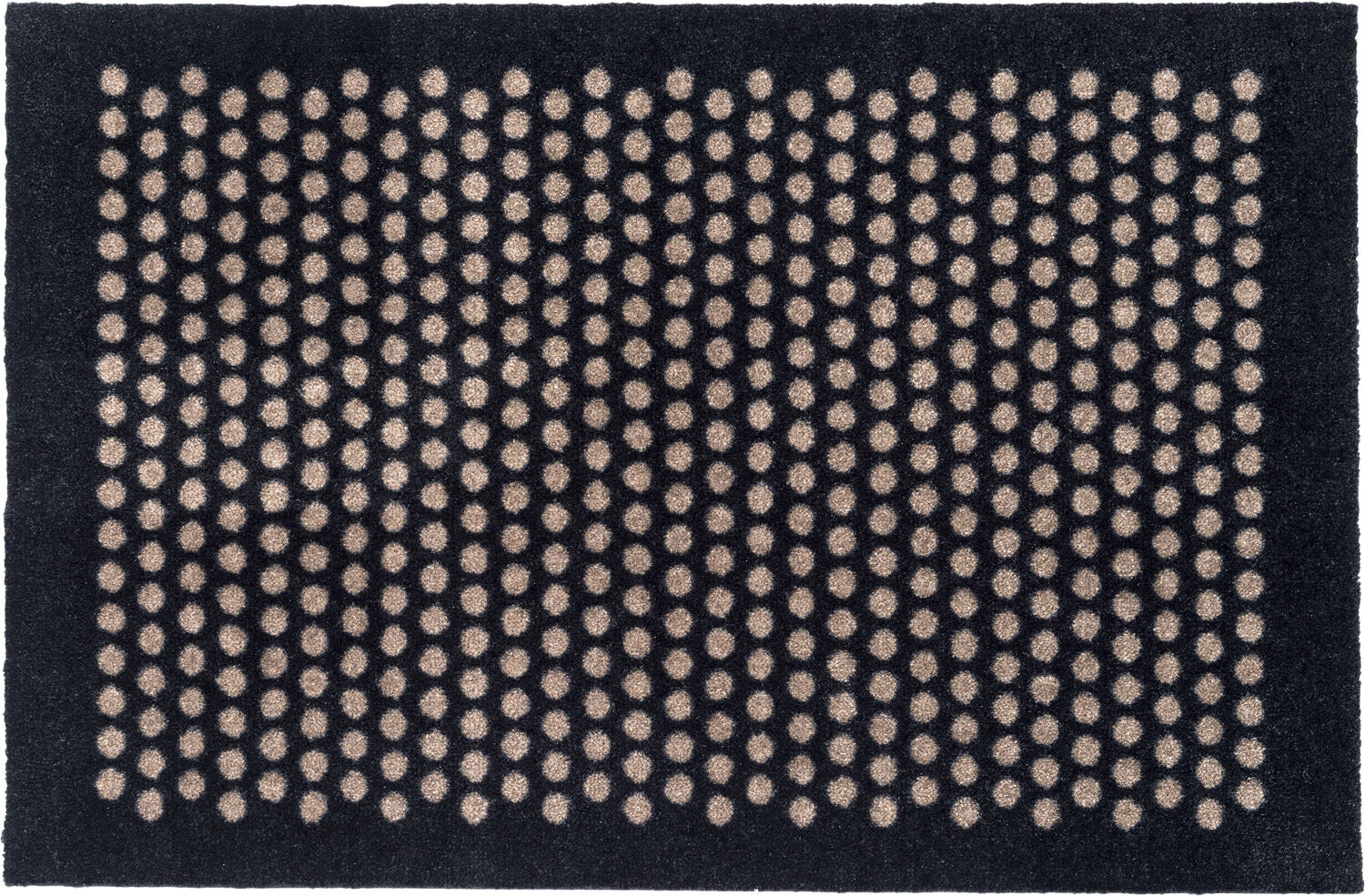 M&aring;tte 60x90 cm, dot sort/sand