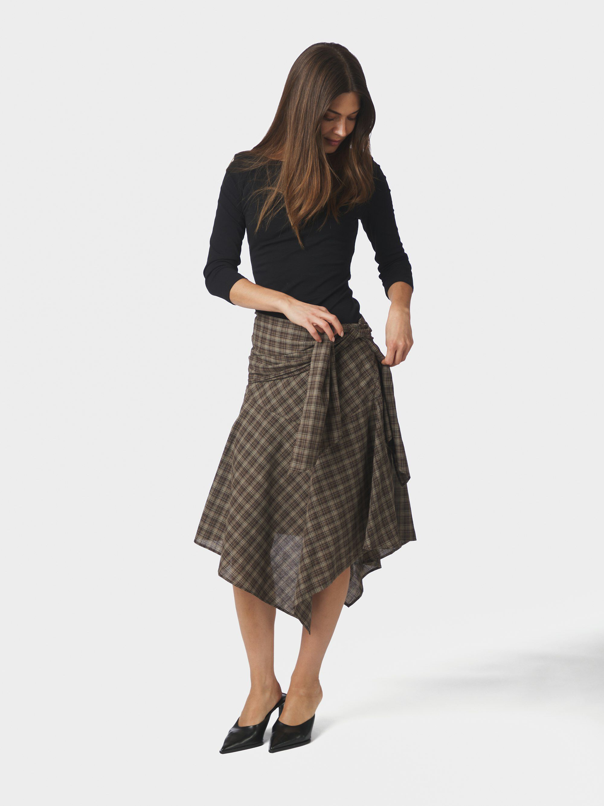 Sabella Check Skirt