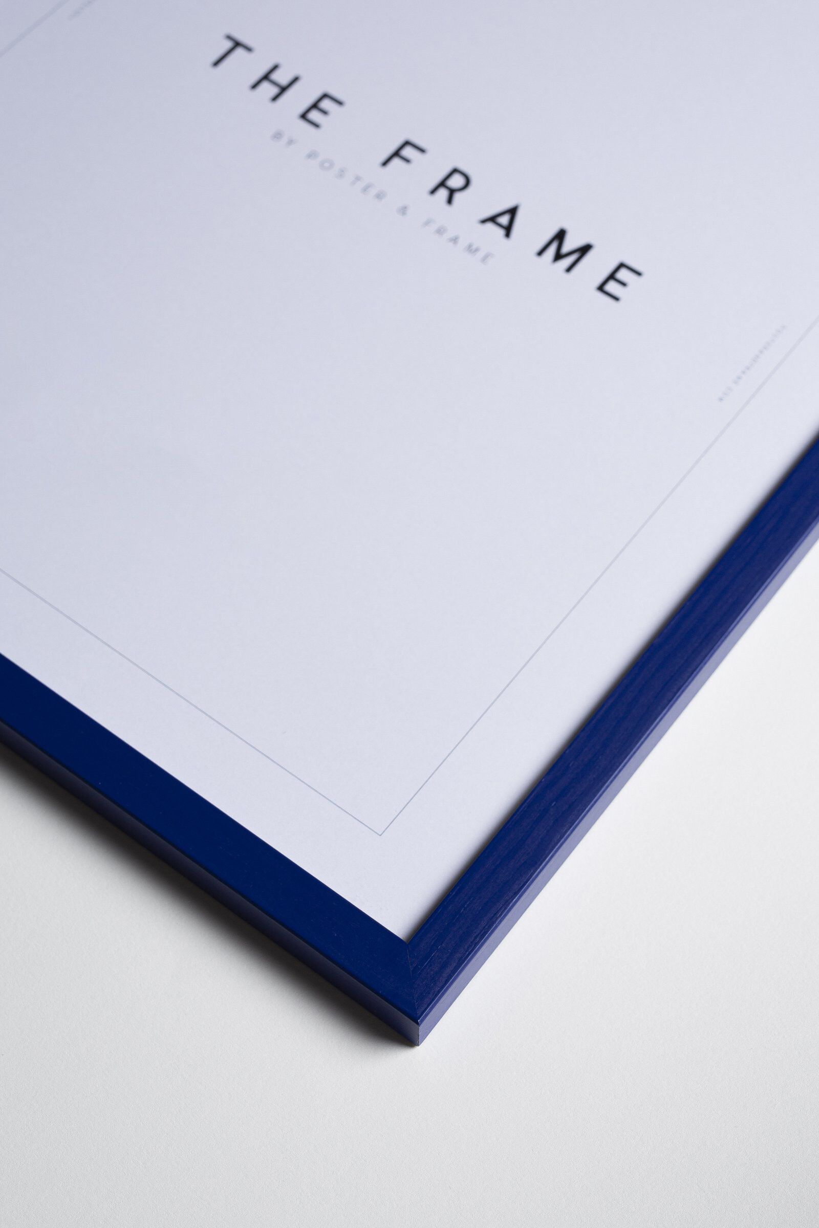 Poster&Frame - Blue wood 30x40cm