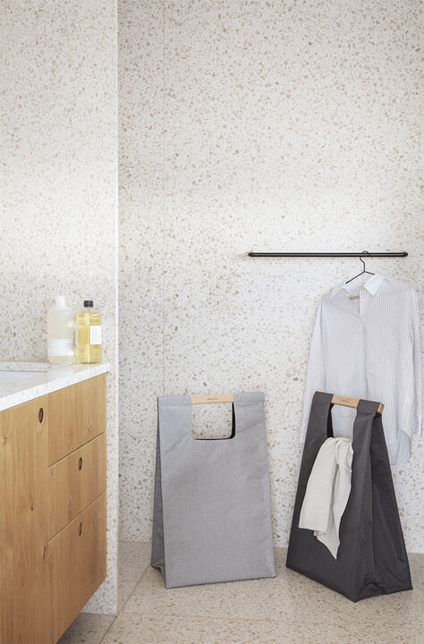 Vasketøjspose Light grey