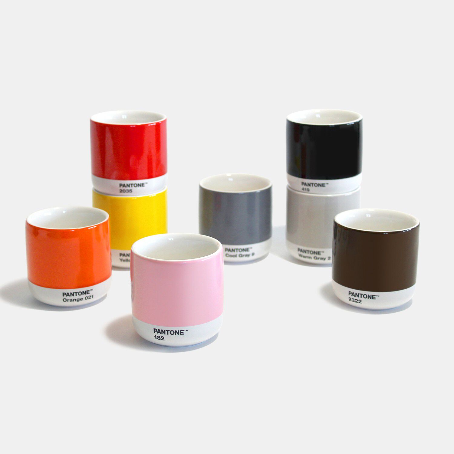 Pantone CORTADO THERMO CUP Yellow 012 C