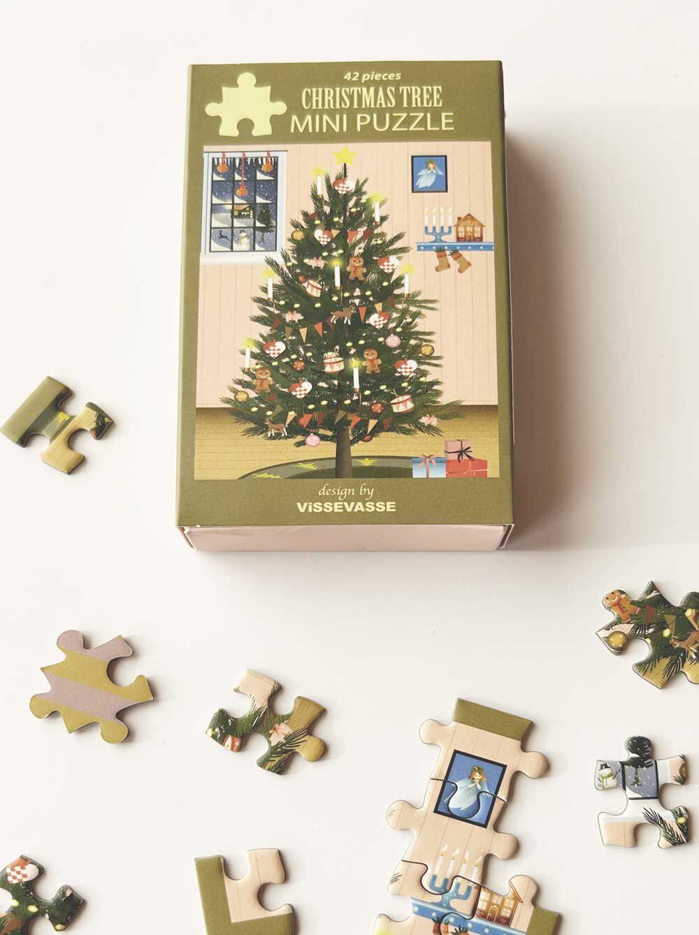 GLOWING CHRISTMASTREE - minipuslespil