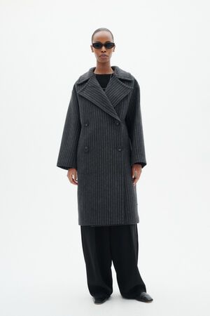 ZORAHIW DB COAT PINSTRIPED