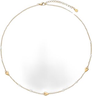 Necklace hearts & pearls