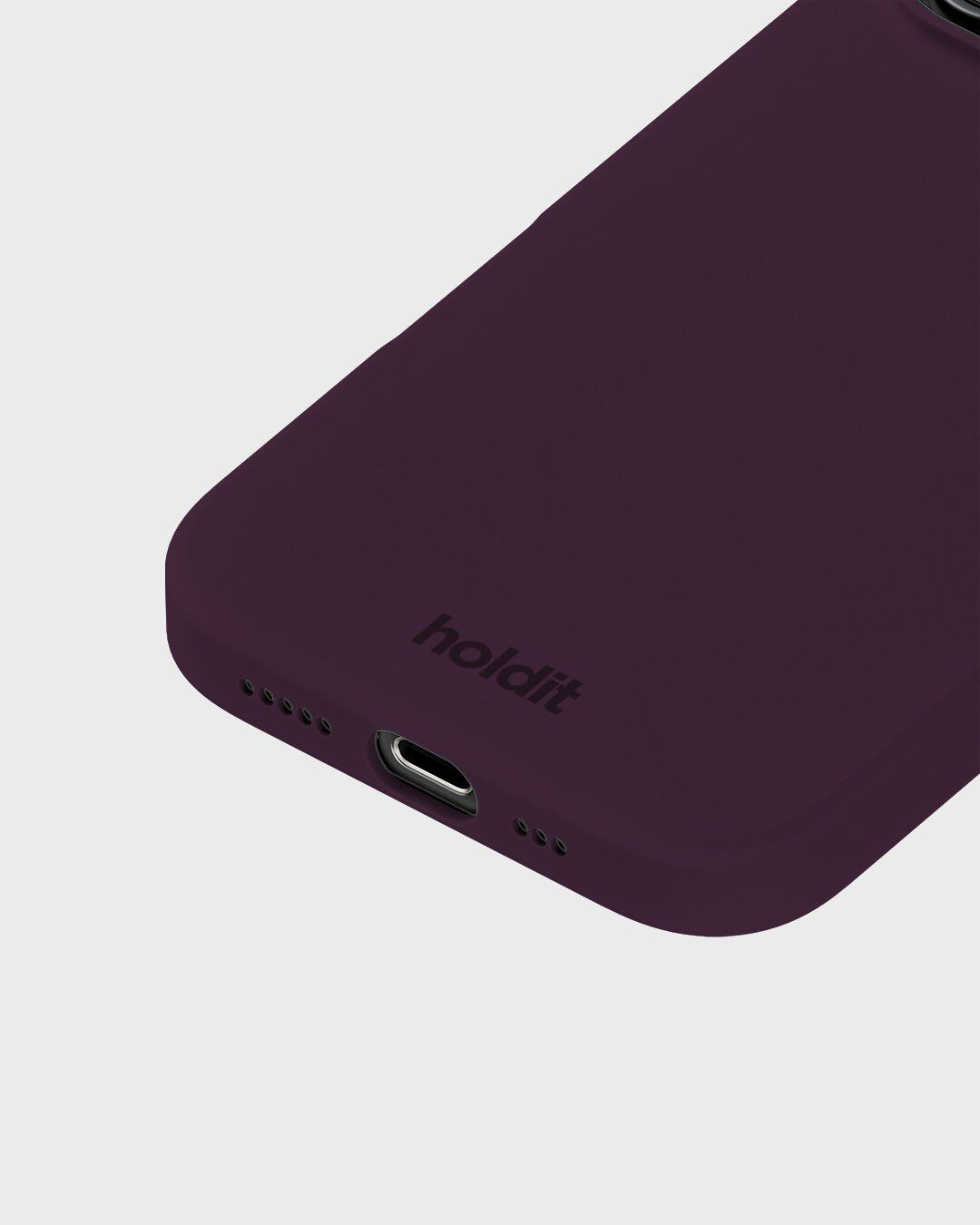 Silicone Case iPhone 16 Pro Deep Plum