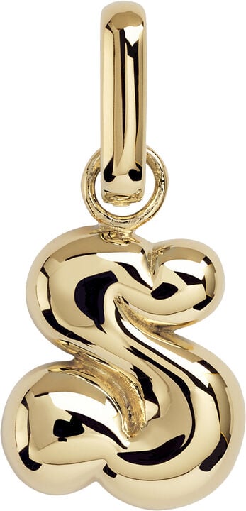 Puffer Letter Charm - S