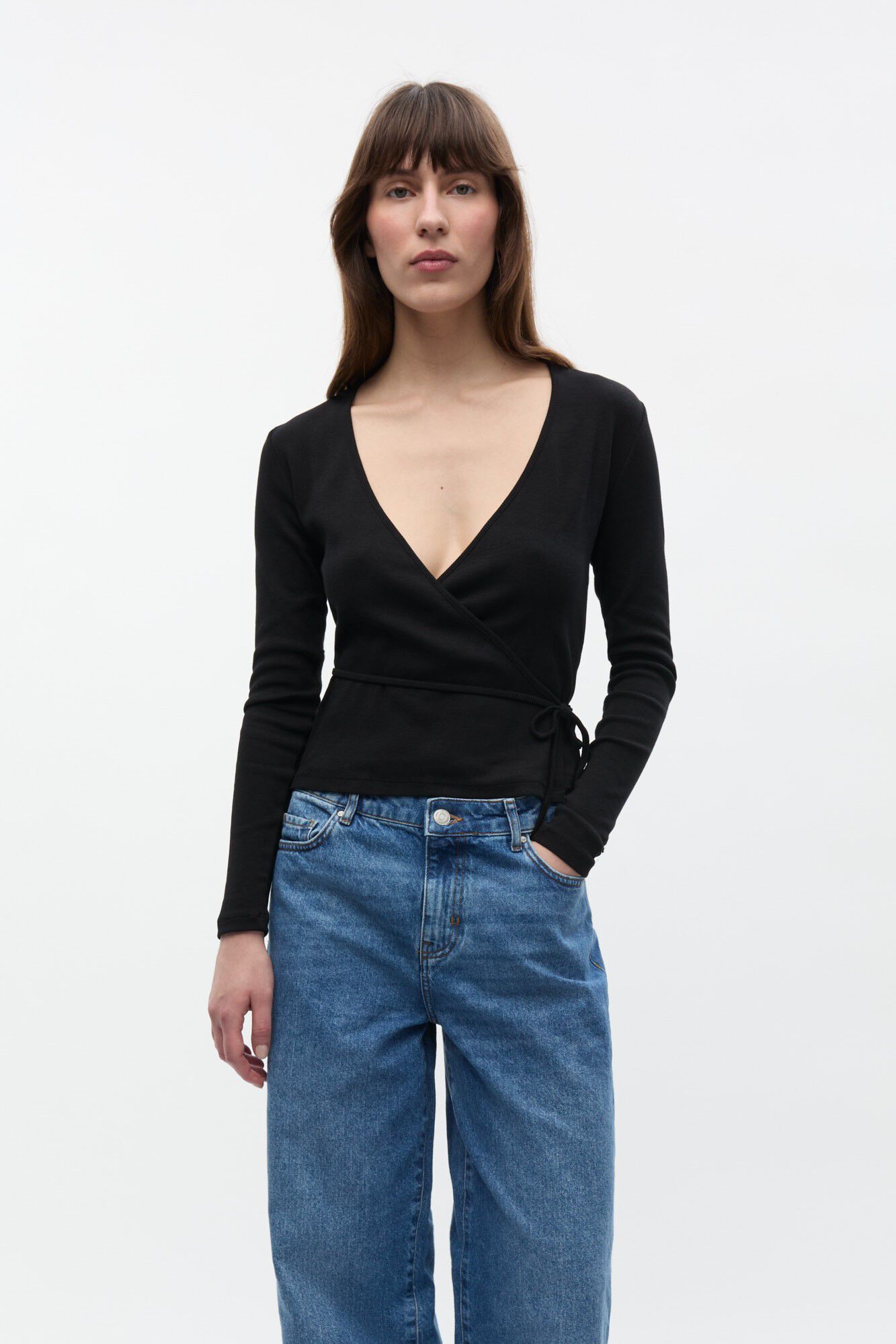 ENALLY LS V-N TEE 5314