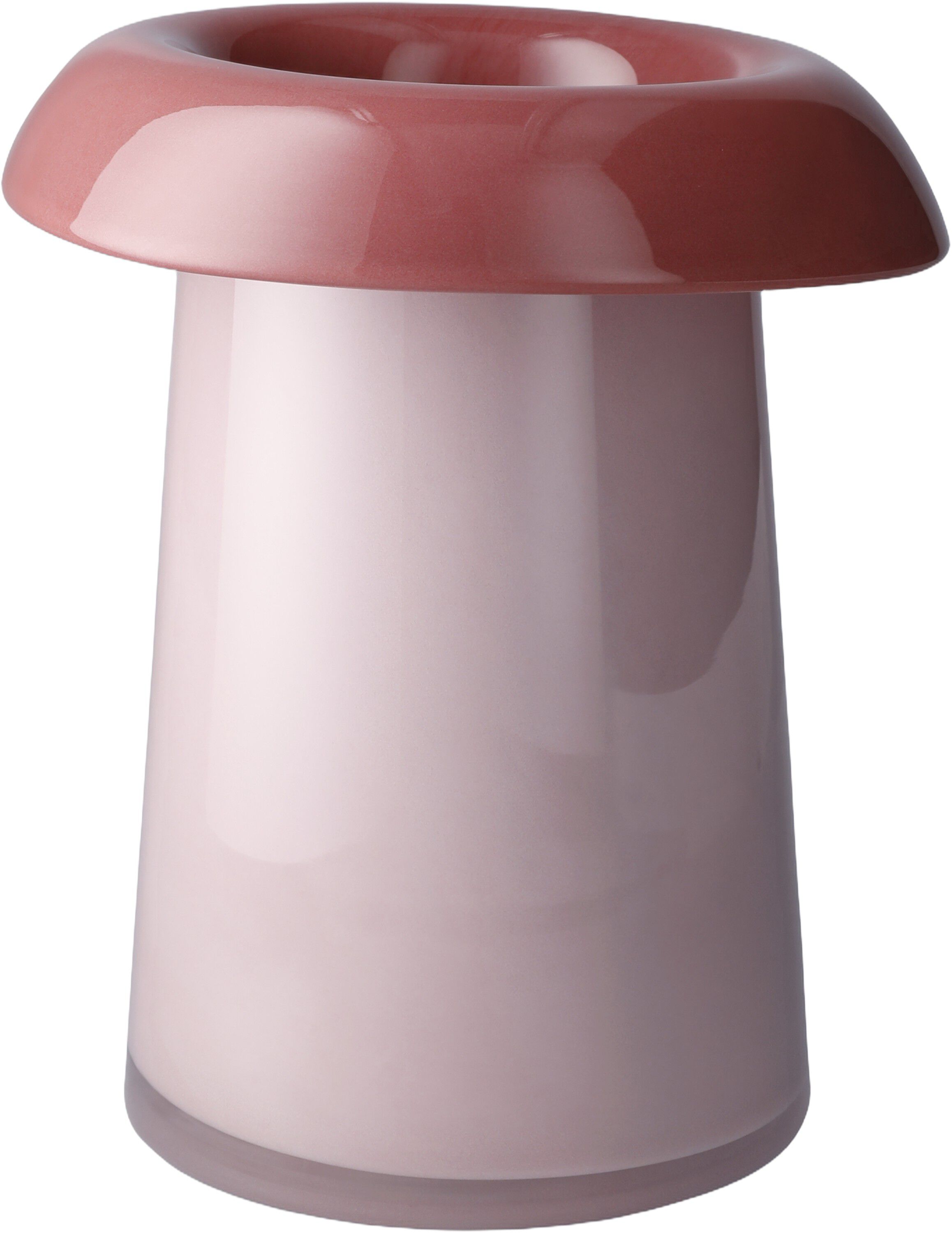 Soma Vase H22. 5 cm rosa/terracotta