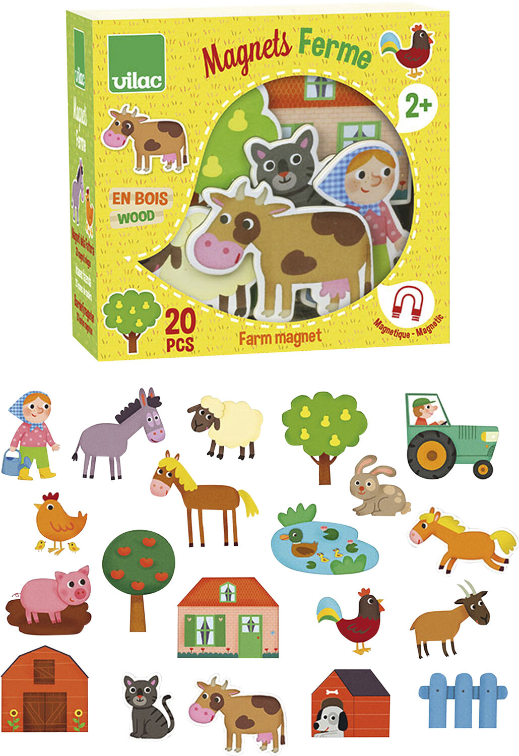 Vilac - Magneter - Bondeg&aring;rd