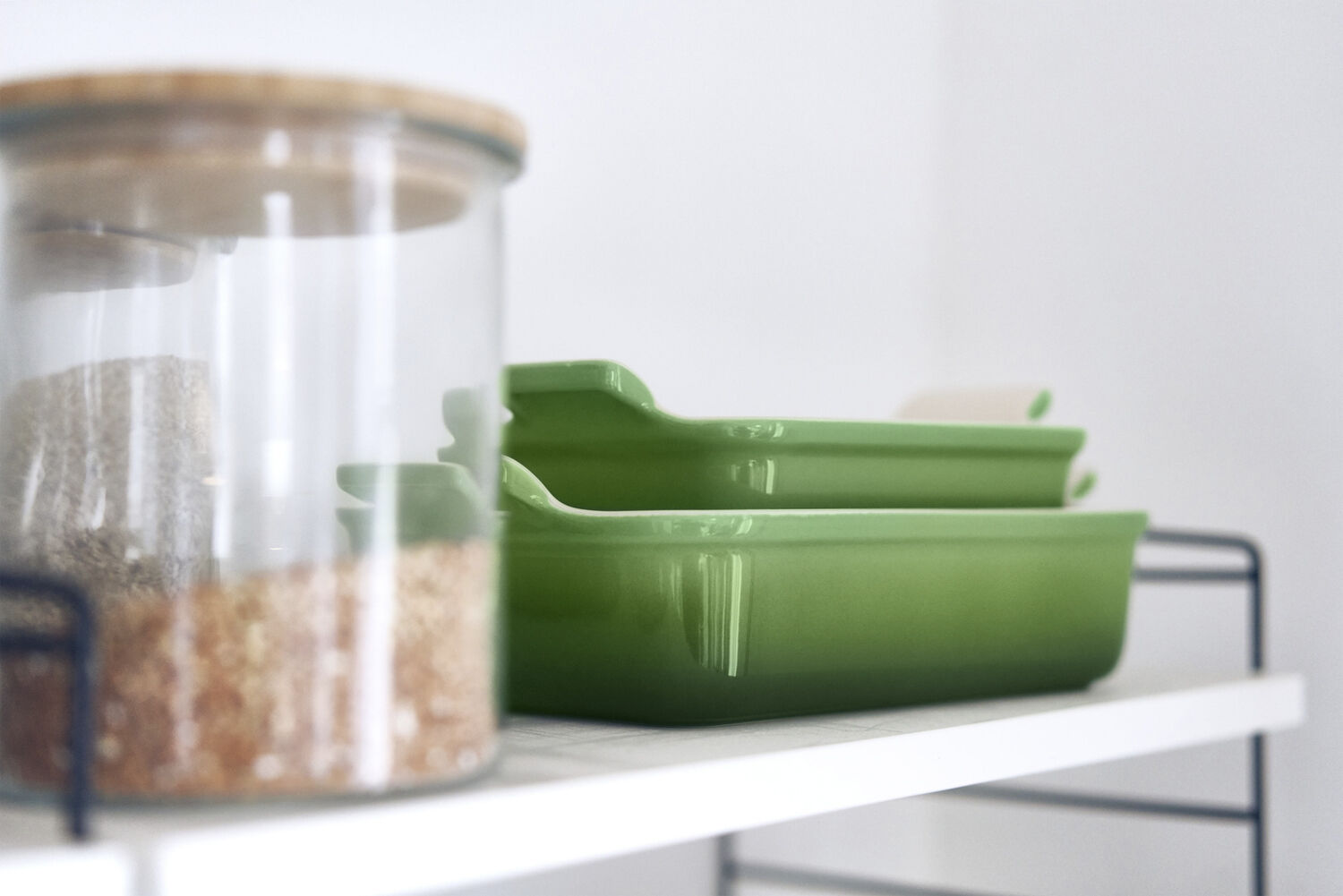 Rektangul&auml;r ugnsform Heritage stengods