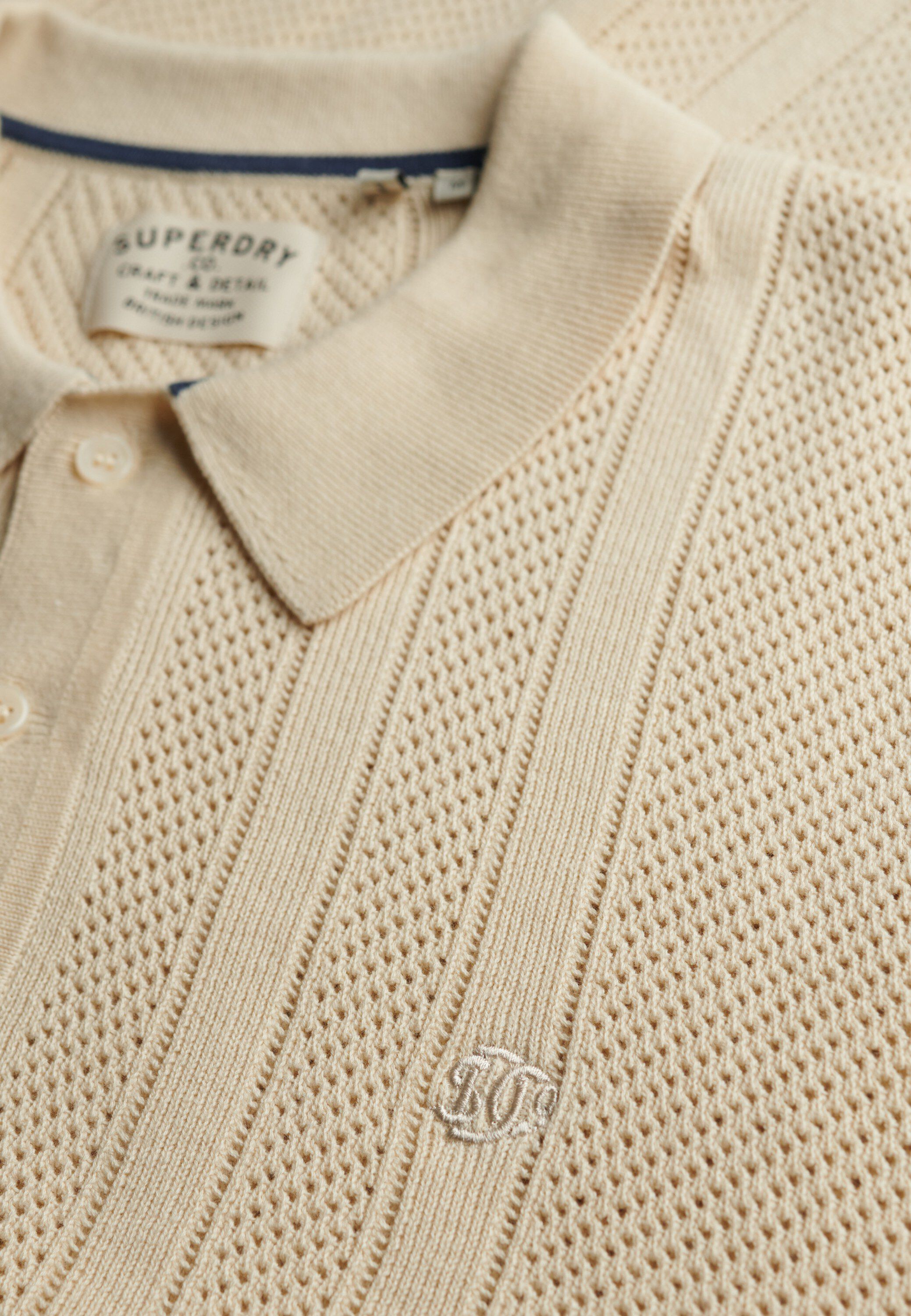 KNITTED TEXTURE S/S POLO