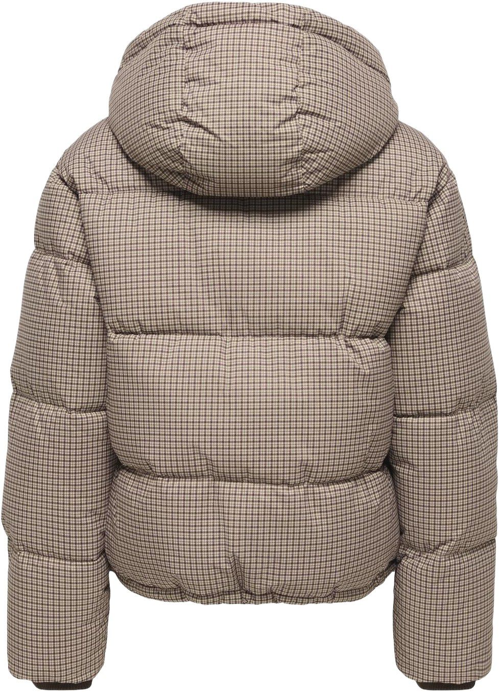 Onlmia Scarf Check Puffer Jacket Otw