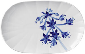 Blomst ovalt 24 cm. Fad - Hosta