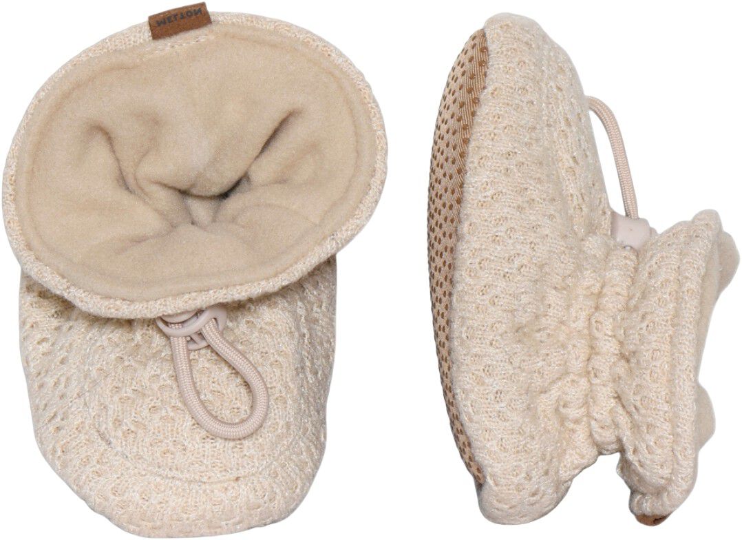 Drops glitter textile slippers