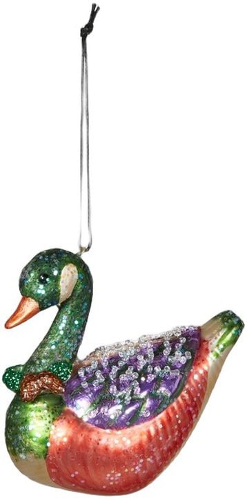 Julekugle and 5x9x9cm glas