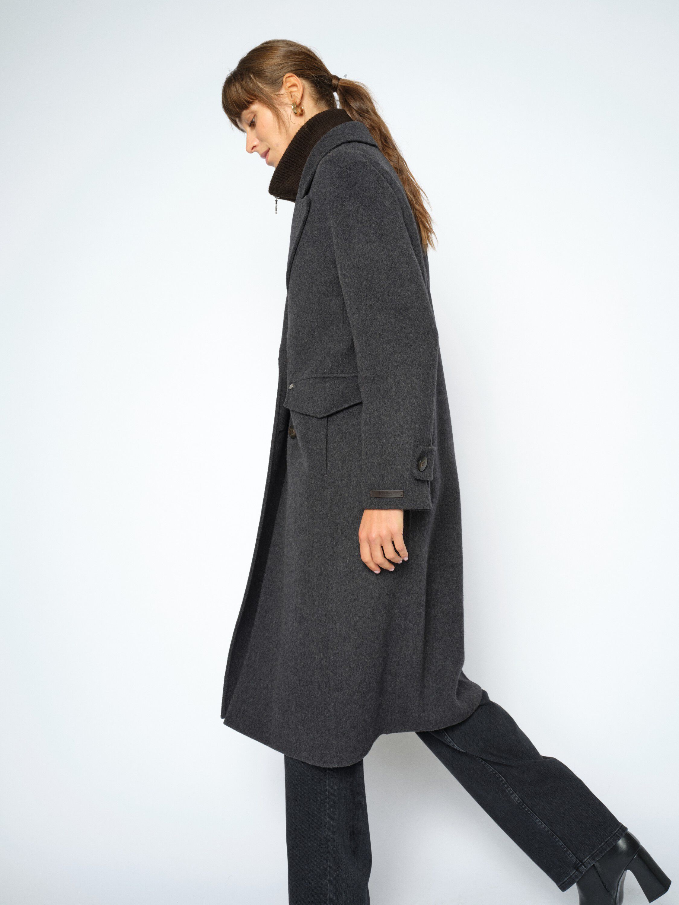MMAlva Loisa Mock Neck Coat