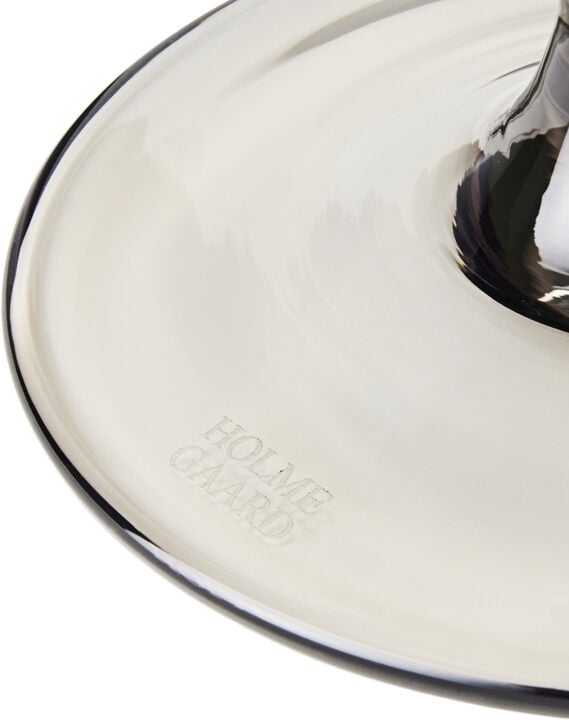 Flow Glas på fod 35 cl smoke