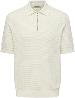 ONSMENU REG SS STRUCTURE POLO KNIT