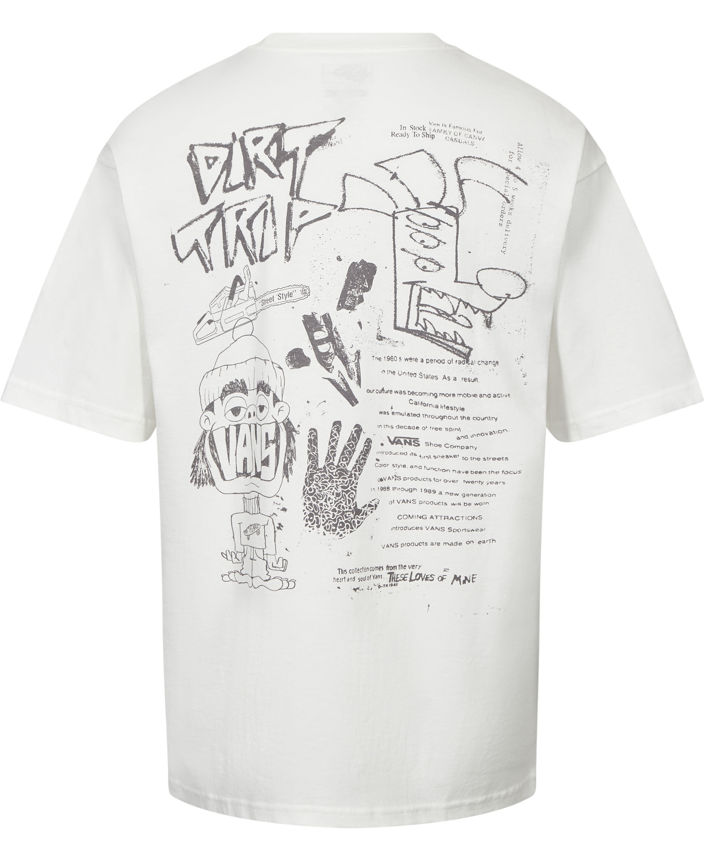 Dirt Trip SS Tee White