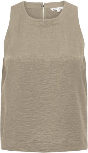 ONLLINO S/L O-NECK TOP WVN OX